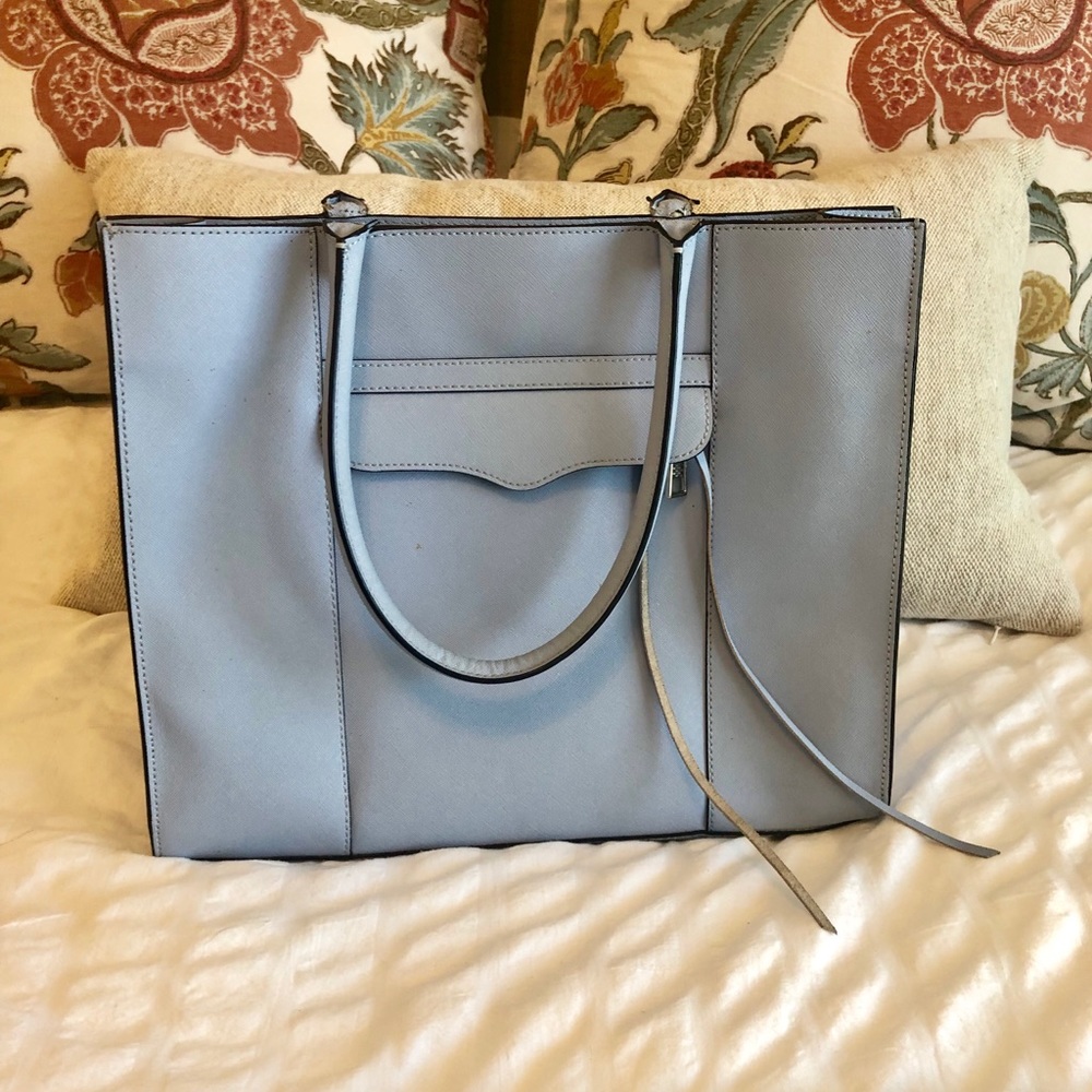 Rebecca Minkoff M.A.B. large tote in powder blue